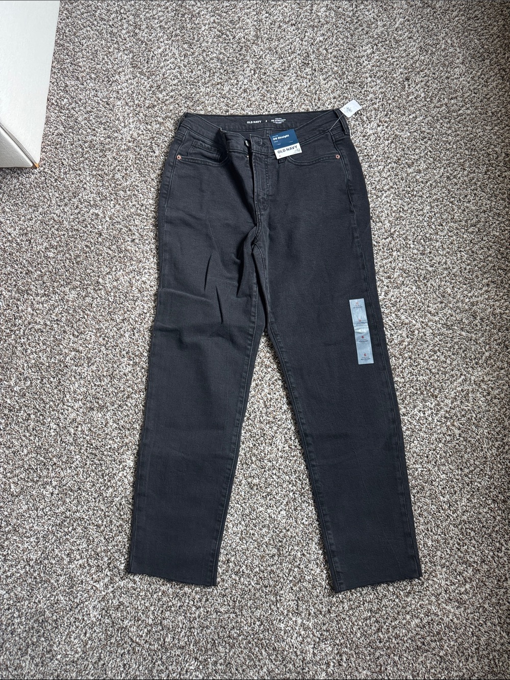 Old Navy Men's Black Slim Straight Jeans